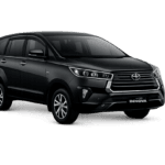 Toyota Innova Reborn hitam untuk layanan sewa mobil Bandung dengan driver profesional dari Gita Tour & Rent Car