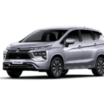 Mitsubishi Xpander putih untuk layanan sewa mobil Bandung dengan driver profesional dari Gita Tour & Rent Car