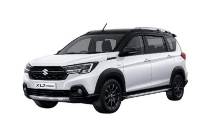 Suzuki XL7 putih dari Gita Tour & Rent Car untuk layanan sewa mobil dengan supir di Bandung